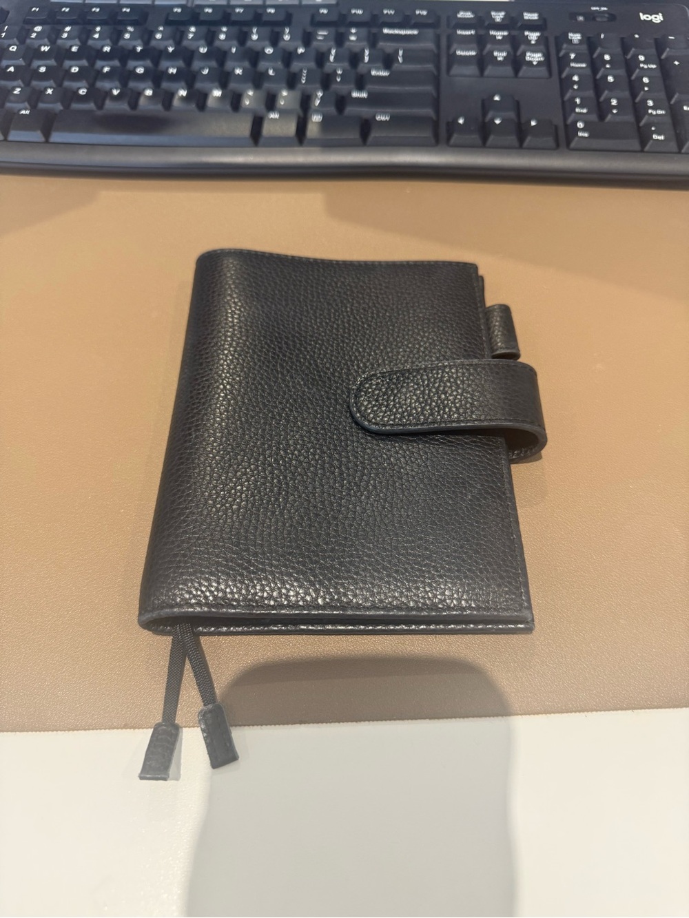 Moterm A6 Black Pebbled Leather Notebook Cover